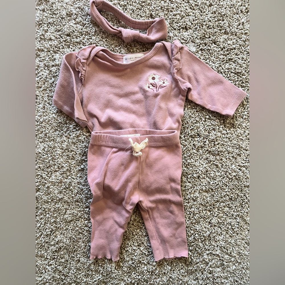 Willow and Whimsy Baby Girl Outfit